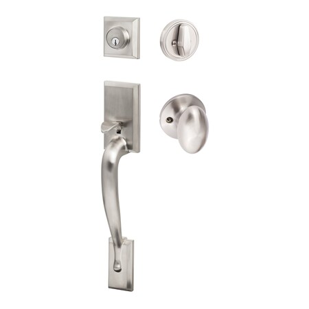 Sure-Loc Hardware Sure-Loc Hardware Madison Handleset, Arapaho Handleset Trim, Satin Nickel MA507-AR 15